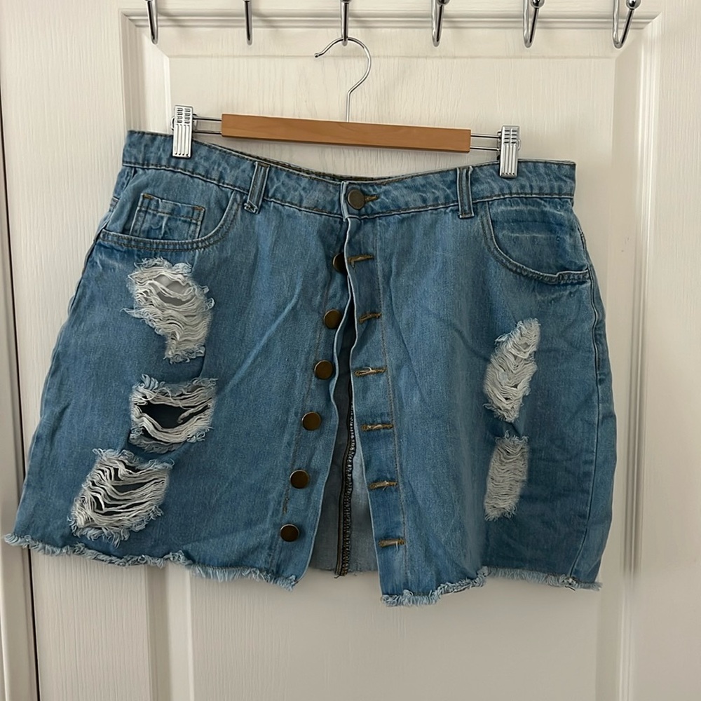 Denim skirt
